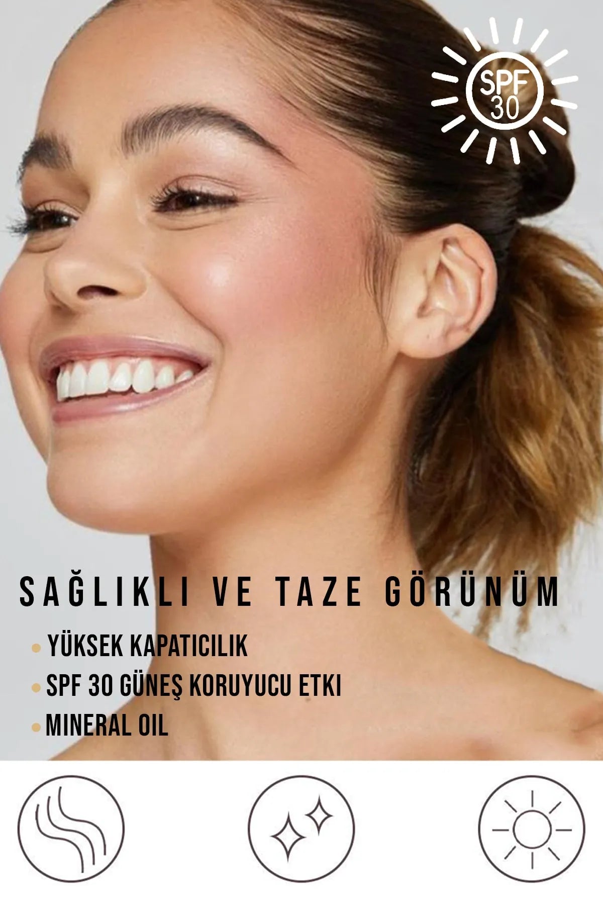 Porselen Fondöten Kapatıcı 90Ml Kapatıcı Krem Fondöten Suya Dayanıklı Gün Boyu Kalıcı Kapatıcı Fondöten
