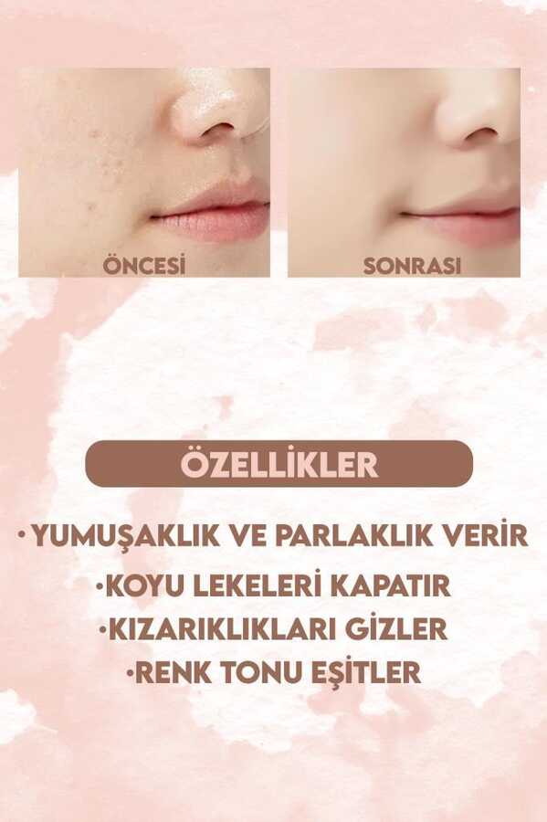 Porselen Fondöten Kapatıcı 90Ml Kapatıcı Krem Fondöten Suya Dayanıklı Gün Boyu Kalıcı Kapatıcı Fondöten