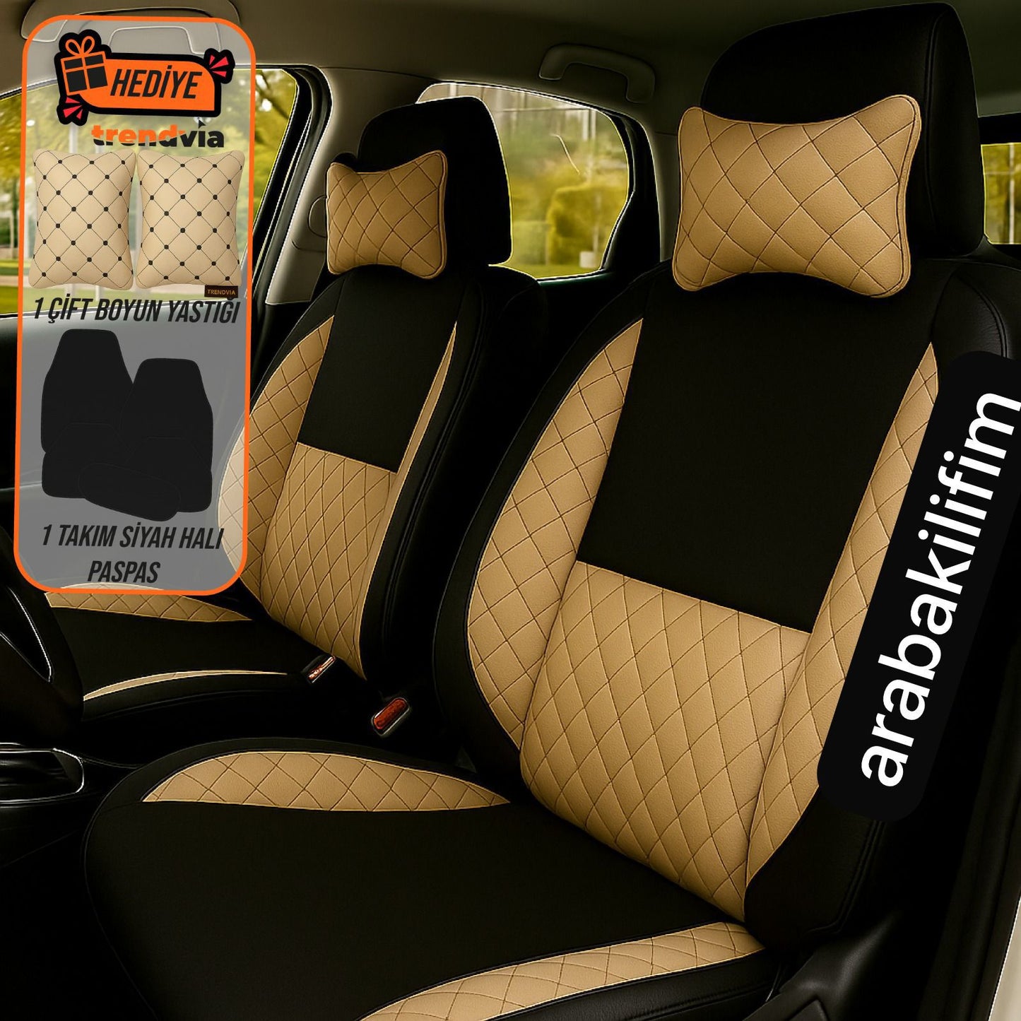 Oto Koltuk Kılıfı Set